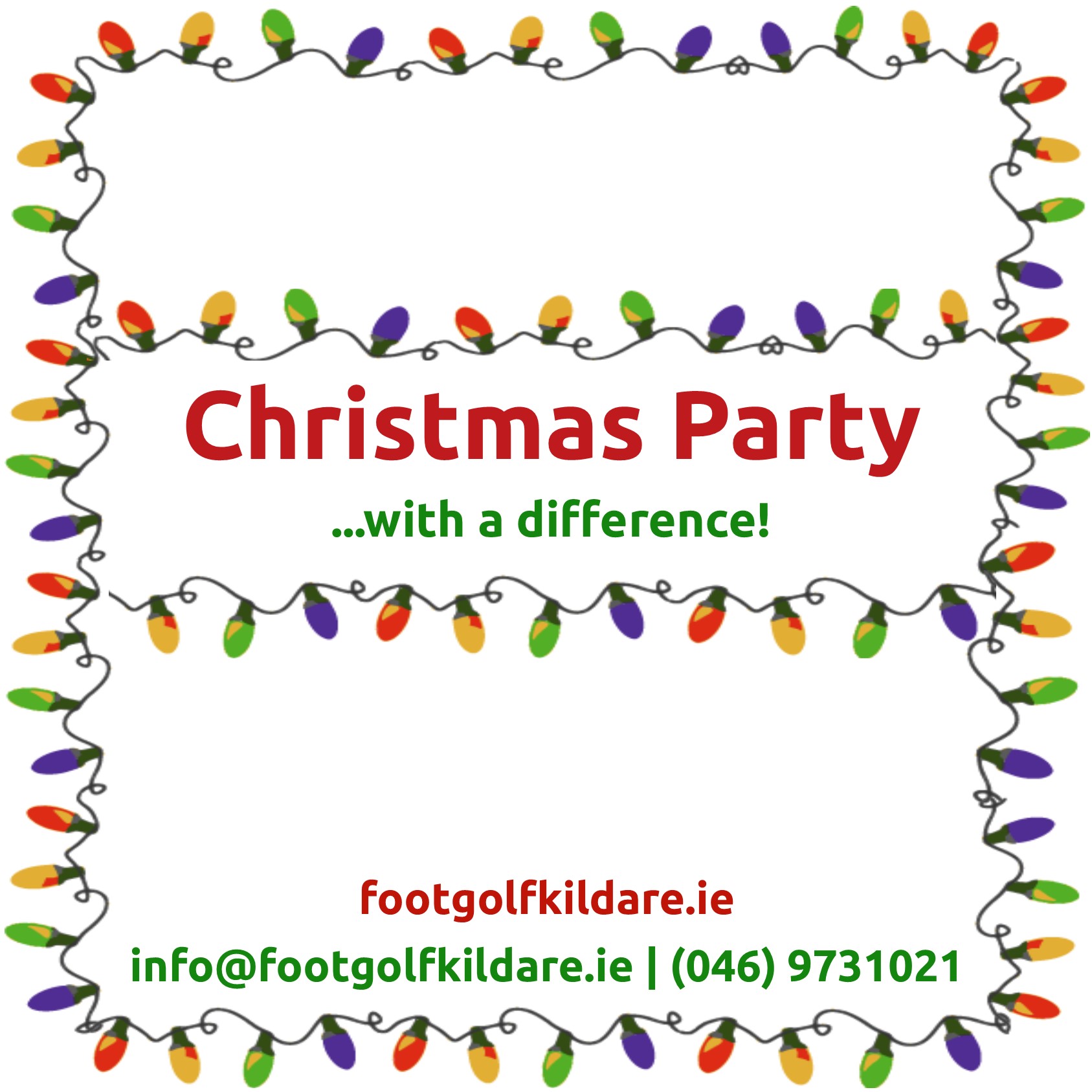 Christmas Party FootGolf Kildare